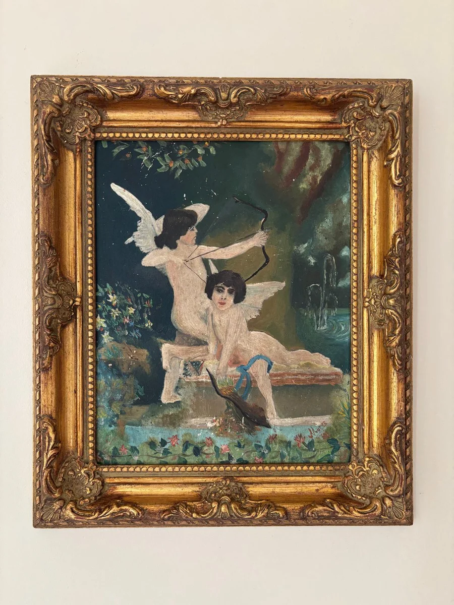 Les Anges du paradis - 1890 - Huile sur carton