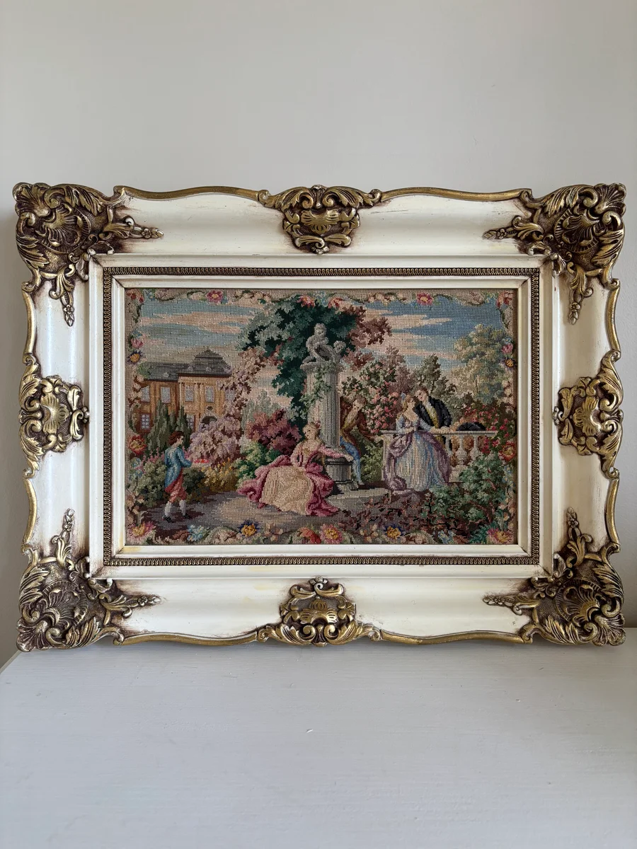 La scène Galante - petit point 