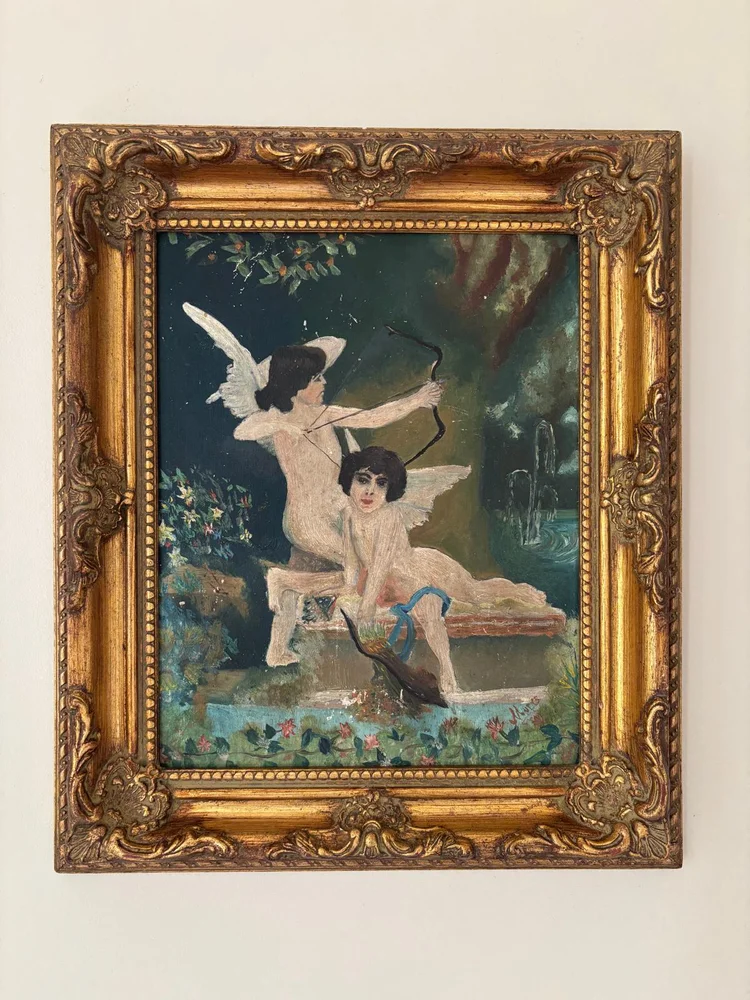 Les Anges du paradis - 1890 - Huile sur carton
